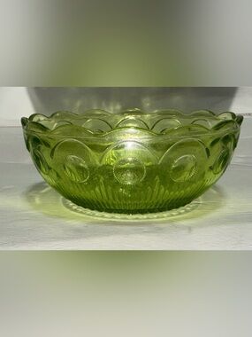 Green Glass Decorative Bowl - Home Art